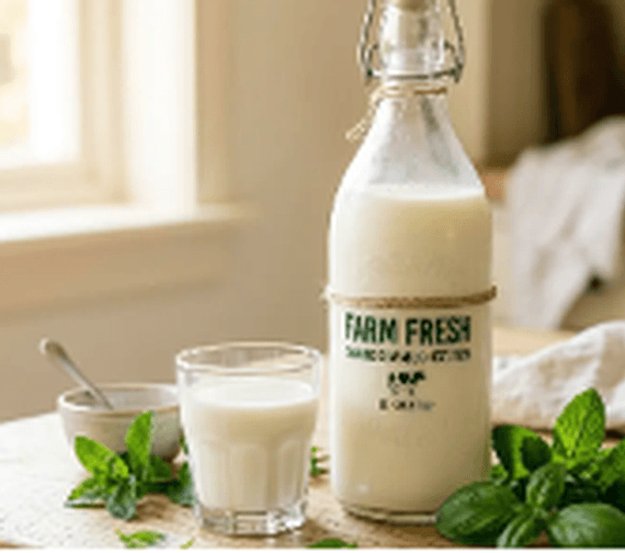 Farm Fresh Cow Milk